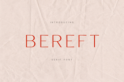 Beret Modern Editorial Serif Font Product Image 1