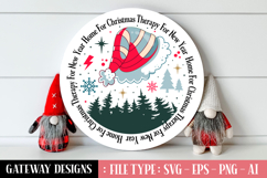 Home For Christmas Therapy For New Year svg design Product Image 1