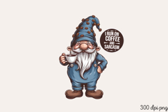 Funny Gnome Love Coffee Product Image 1