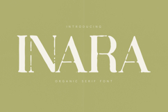 Inara Organic Serif Font Elegant Distressed Vintage Display Product Image 1