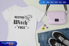 Resting Witch Face SVG Product Image 1