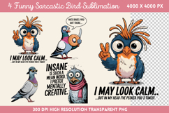 Funny Sarcastic Bird Sublimation Bundle PNG Product Image 2