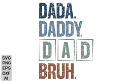 Father’s Day Dad SVG PNG, Dad SVG Design, Dad PNG Product Image 1