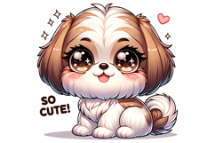 Cute Dog Clipart - PNG File Product Image 1