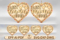 Best Grandma Ever Ornaments Svg Bundle Product Image 1