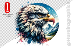 Cute Eagle Clipart - PNG File Product Image 2