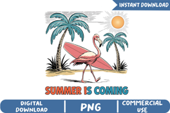 Summer Is Coming Sublimation, Retro Summer Png Product Image 1