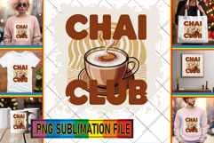 Cheerful TSHIRT Art PNG, Retro Food Product Image 1