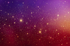 A night sky with a stunning purple and red gradient Product Image 1