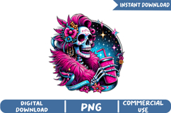 Funny Skeleton Sublimation, Coffee Lovers Png Product Image 1