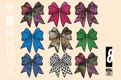 Leopard &amp; Checkered Bow PNG Set Product Image 1