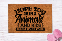 Hope you like animals and kids SVG, Doormat SVG Product Image 2