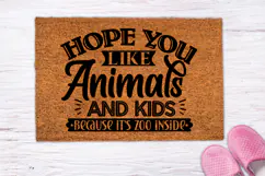 Hope you like animals and kids SVG, Doormat SVG Product Image 2