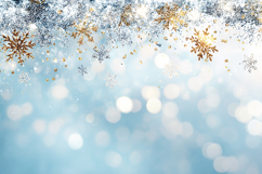 A festive winter background snowflakes &amp; sparkling lights Product Image 1