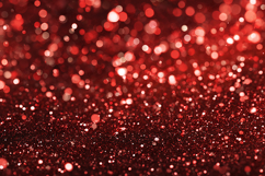Deep Red Glitter Background with Sparkling Bokeh Lights Product Image 1