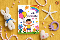 Vector cliparts in children's style / Postcards Product Image 2