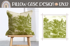 Nature Pillow Case Design, Floral Pillow Template Product Image 1