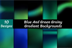 Blue Green Grainy Gradient Backgrounds Product Image 1
