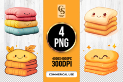 Cute Blanket Clipart Sublimation PNG Product Image 1