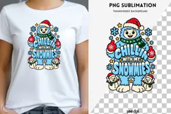 Christmas phrases png design for T-shirts Product Image 1