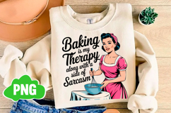Retro Sarcastic Women Sublimation PNG Product Image 1