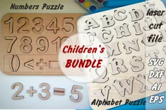 Children's educational|Numbers|Alphabet|Kids Toys| Laser Cut Product Image 1