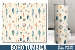 Boho Digital Tumbler Papers Boho Background Bundle Product Image 2