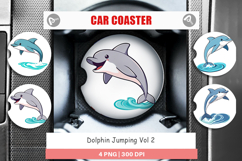 Car Coaster Jumping Dolphin Product Image 1