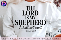The Lord Is My Shepherd I Shall Not Want Psalm 23:1 Product Image 2