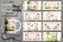 Magic plants | 32 fantasy Watercolor Sublimation Mug designs Product Image 1