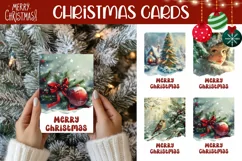 Christmas Greeting Card, Christmas Village Card Designs Product Image 1