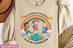 The Future of the World PNG, Sunflower Sublimation PNG Product Image 2