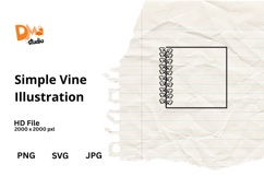 Simple Vine Illustration Product Image 1