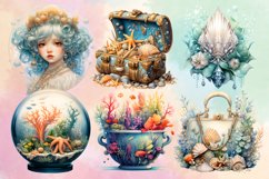 Mystical Sea Sublimation Clipart Bundle, Mystical Sea Sublim Product Image 2