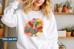 Thanksgiving Gobble PNG, Turkey PNG, Fall Sublimation design Product Image 2
