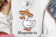 MEGOOSE-TA PNG, Funny Goose Sublimation PNG Product Image 2