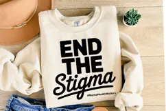 End the Stigma Svg Design | Svg Cut Files | Shirt Svg Product Image 2