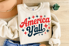 America y&#039;all svg | 4th of july Svg | Shirt Svg Product Image 1