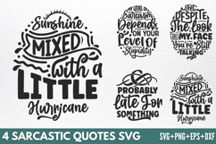 Sarcastic Quotes SVG Product Image 1