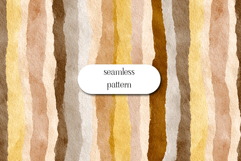 Watercolor Striped Seamless Pattern, Earth Tone Paper Product Image 1