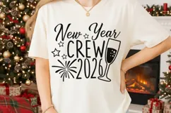 New Year Crew Svg, New Years Svg, New Year Crew 2026 Svg. Product Image 2