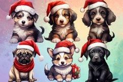 Christmas Dogs Sublimation Clipart Bundle, Christmas Bundle Product Image 2