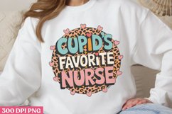 Cupid&#039;s Favorite Nurse PNG, Valentine Nurse Sublimation P Product Image 2
