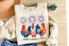 America Rooster Svg Design | 4th of july svg | Shirt Svg Product Image 2