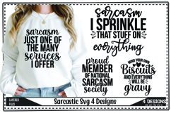 Funny Sarcastic Svg, Sarcasm Quotes Svg Designs Product Image 1