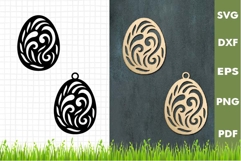 Easter Eggs SVG Design|Easter Hanger Laser cut, Cricut Product Image 2