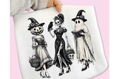 Halloween PNG Spooky Girl Squad, Preppy Halloween PNG, Ghost Product Image 3