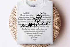 Mother Heart Shape SVG, Mother's Day Heart, Mother's Day SV Product Image 1
