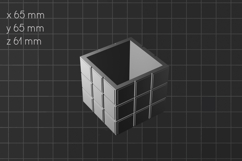 Desk organizer STL file, Decorative planter pot 3D print Product Image 2