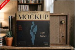 Album Cover Wooden Shelf Product Image 1